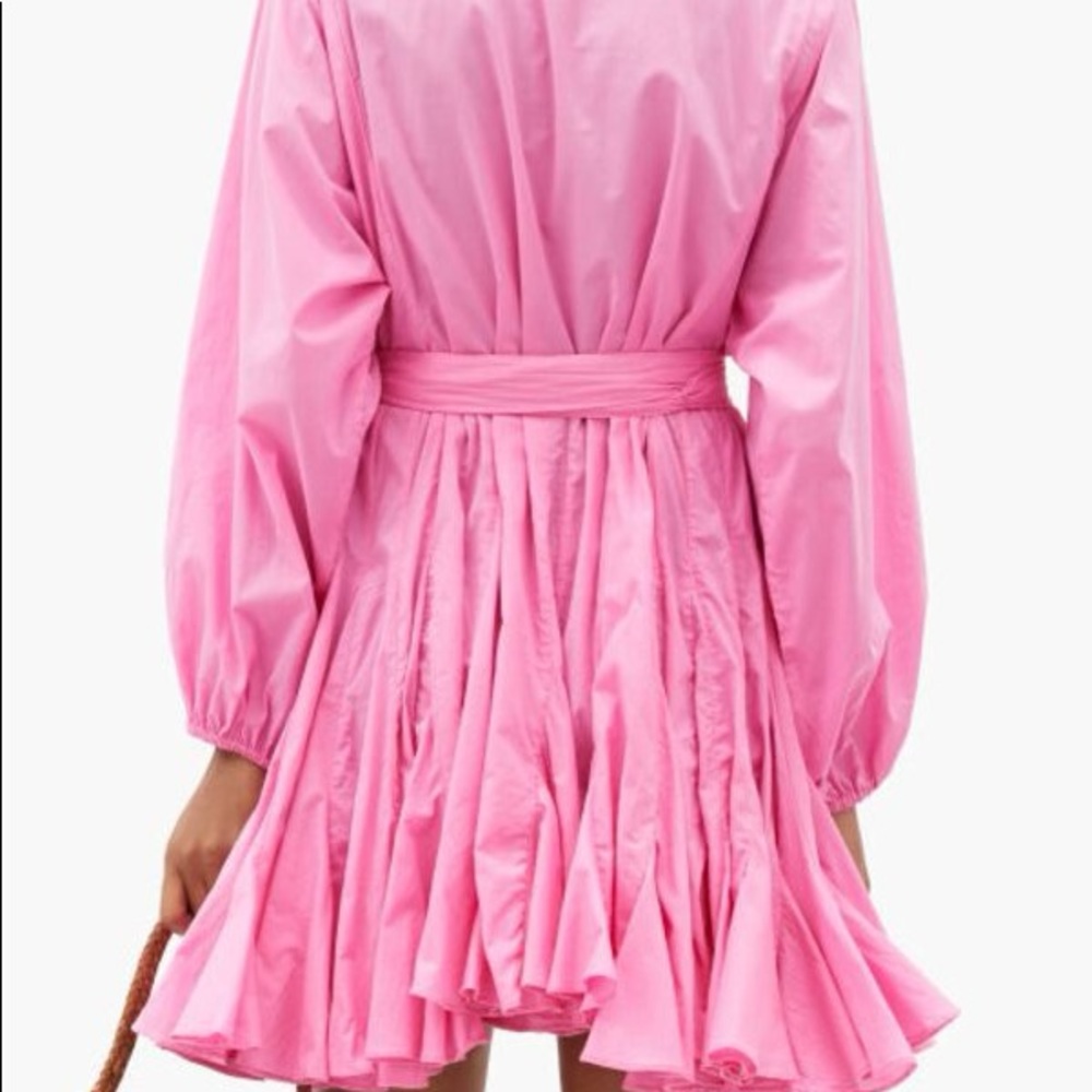 Rhode resort button up pink dress size l